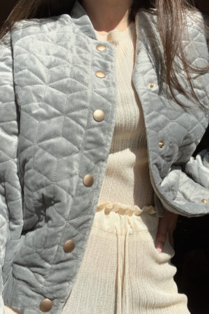 Bunda Velvet Silver, bunda, velvetová bunda, oblečenie, dámska móda, outfit